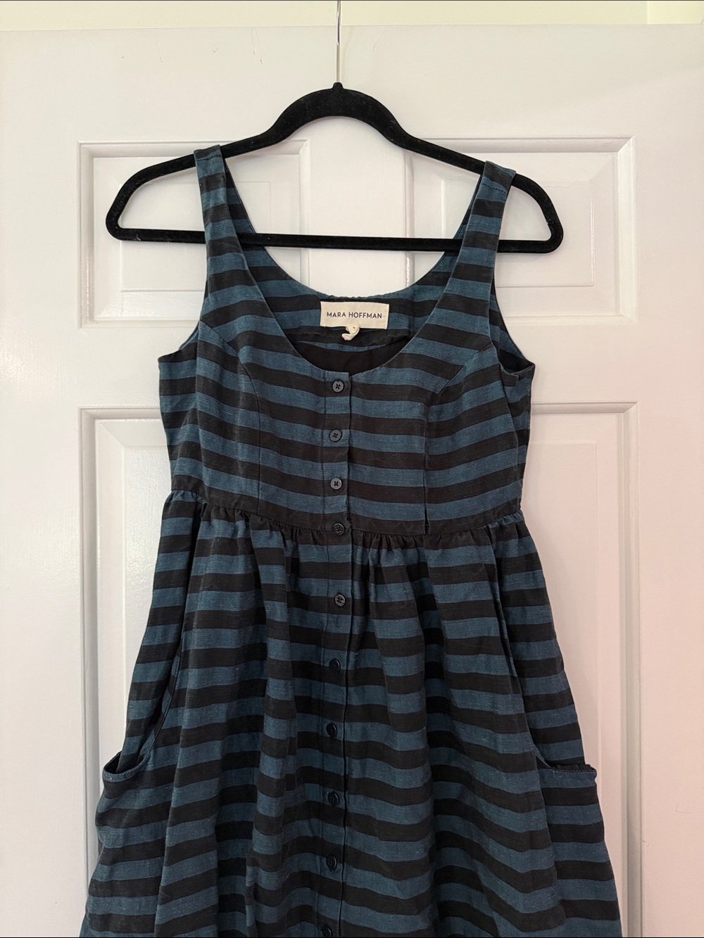 Mara Hoffman Stripe Midi Dress